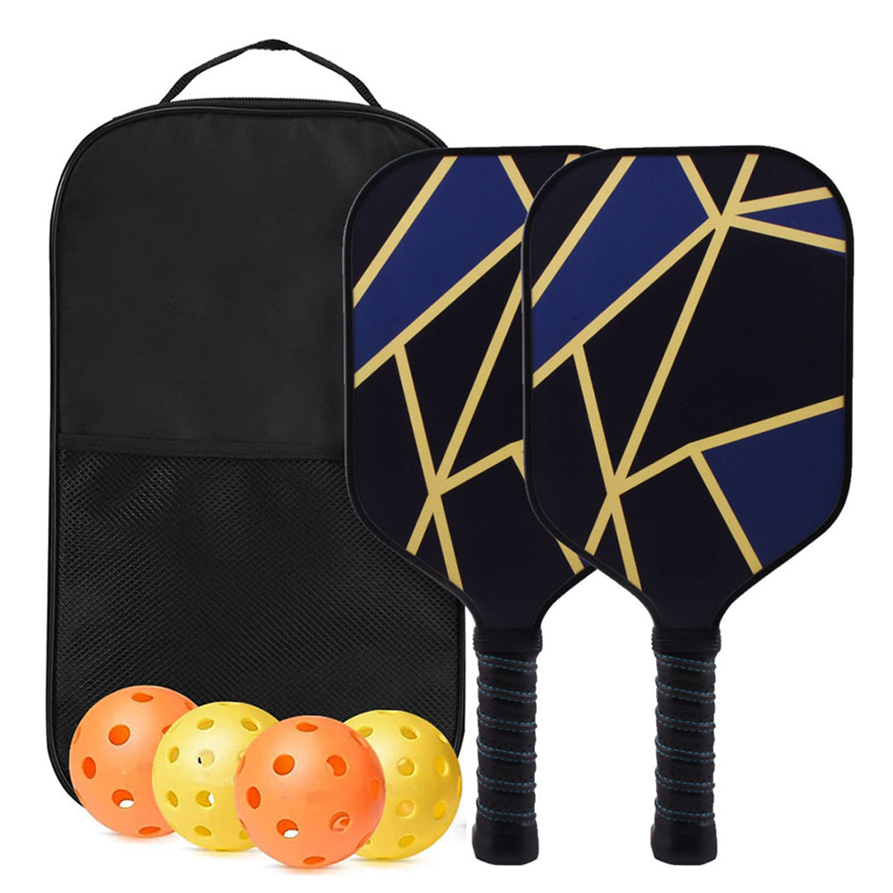Fiberglass Surface Pickleball Rackets Set with Balls and Carry Bag