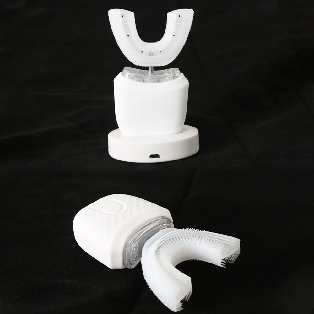 U-Shaped Electric Toothbrush Hands-Free Automatic Toothbrush with Charging Base