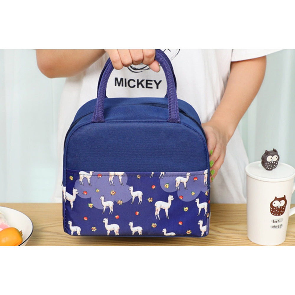 High-Capacity Oxford Cloth Lunch Bag Tote Bag
