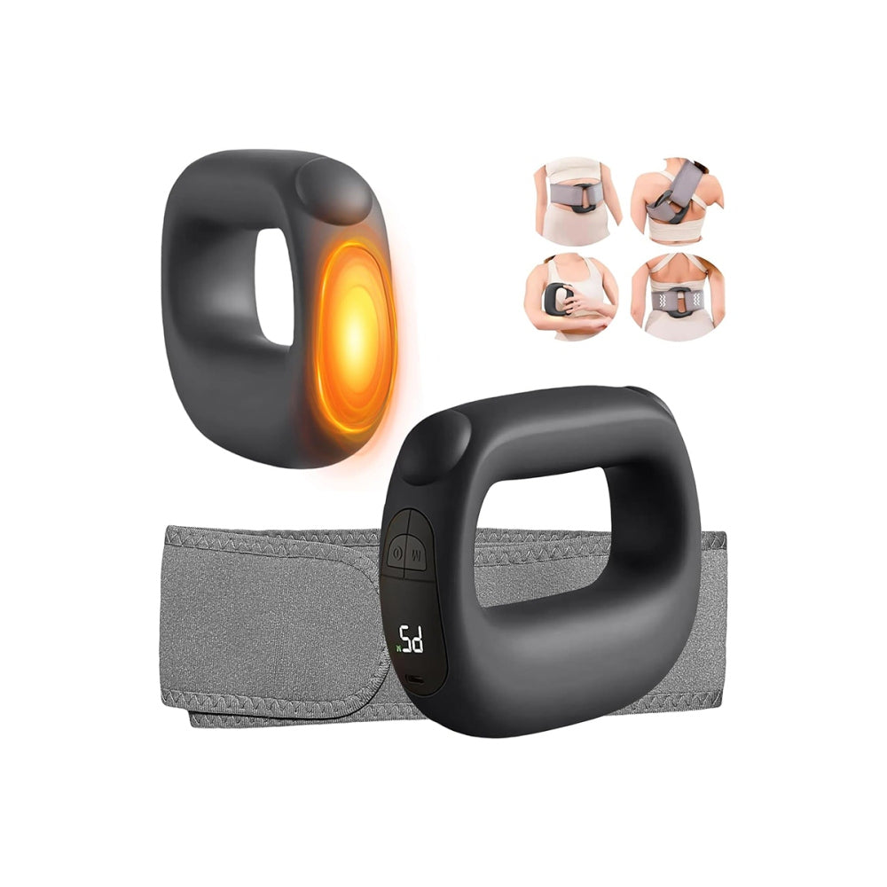 Deep Tissue Percussion Muscle Massager with Heat Adjustable Intensity and Speed