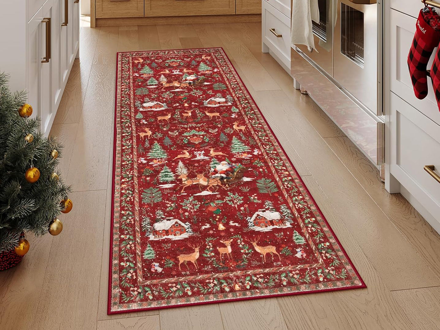 Christmas Kitchen Mats Xmas Merry Christmas Kitchen Mats