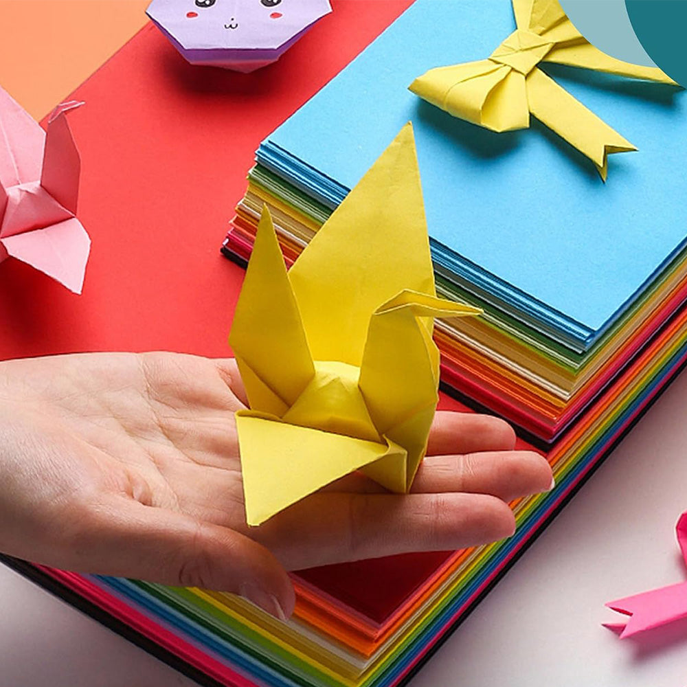 50 Sheet A4 10 Color Cardstock Origami DIY Craft Paper Set