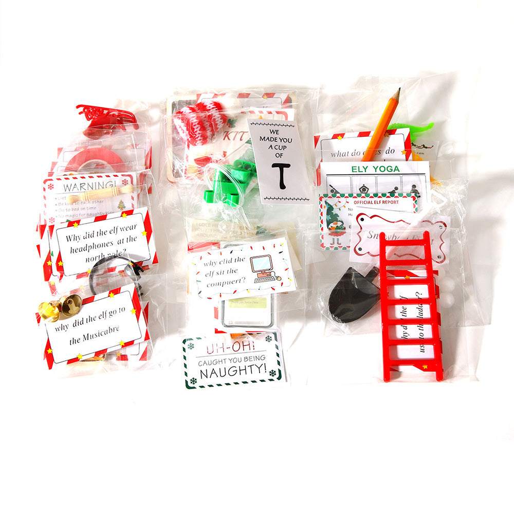 Elf Kit 24 Days Of Christmas Elf Magic Kit Elf Activities Props And Countdown Xmas Gift