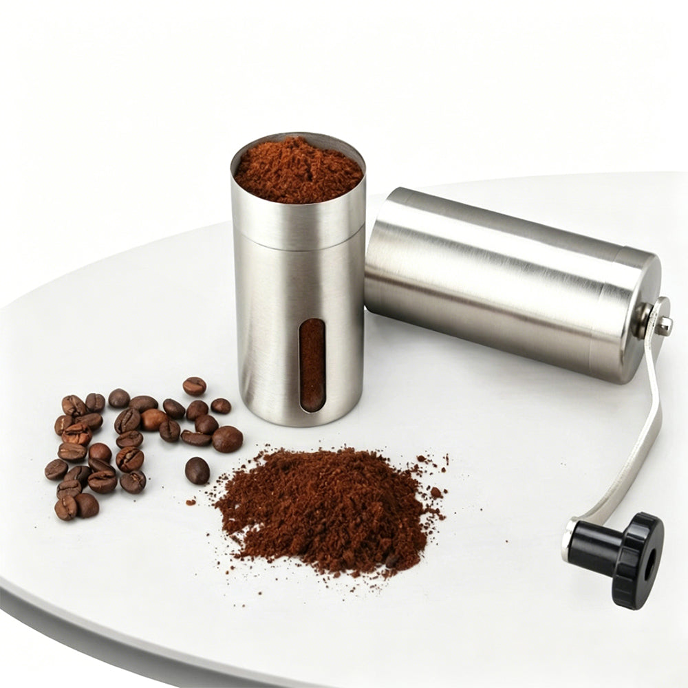 Manual Coffee Grinder Stainless Steel Conical Burr Portable