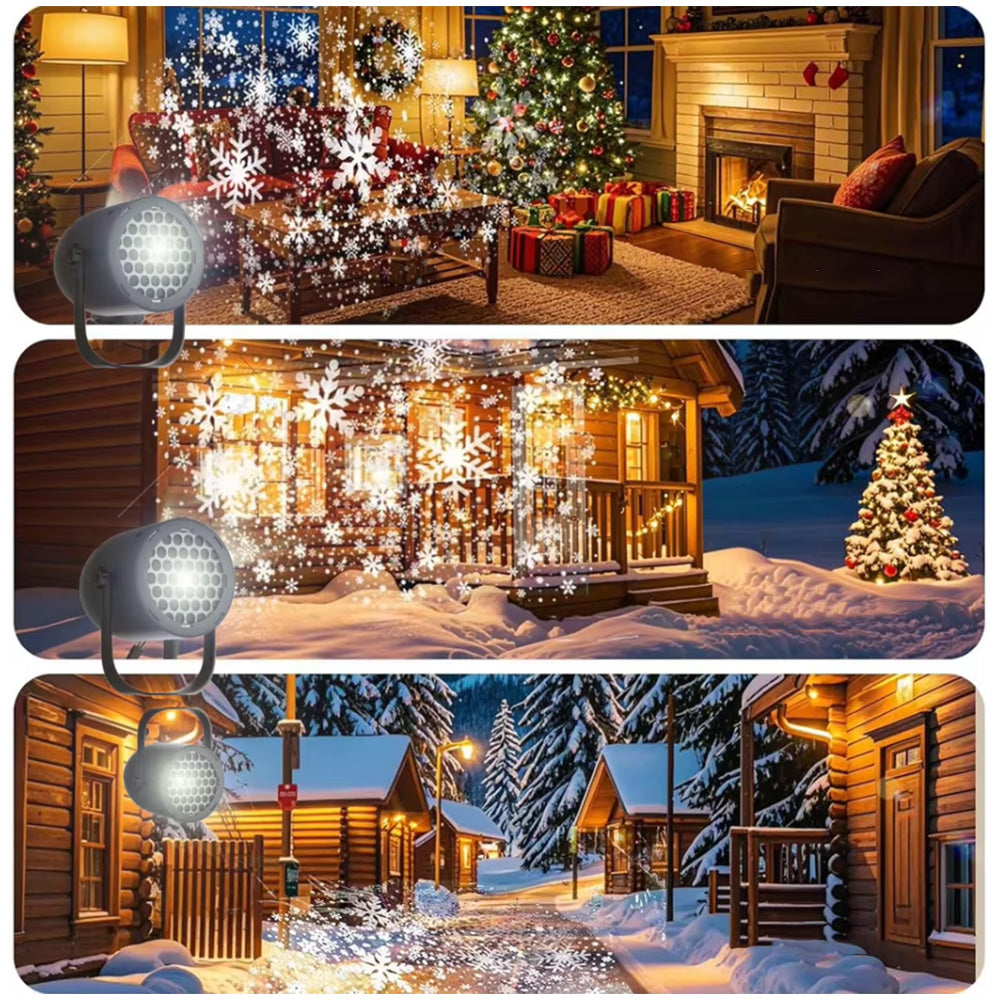 USB LED Christmas Projector Light Indoor Outdoor Holiday Decoration Lamp