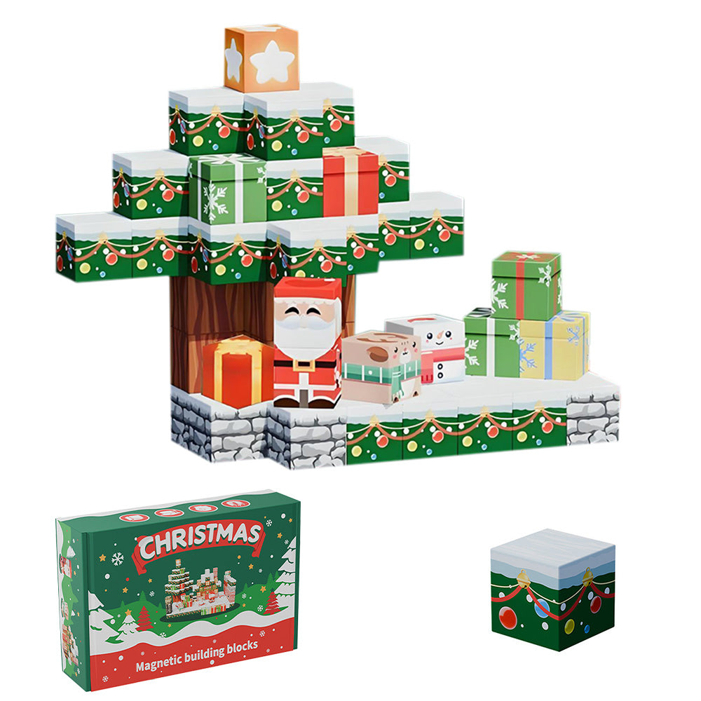 Christmas Building Cubes Sets for Boys and Girls