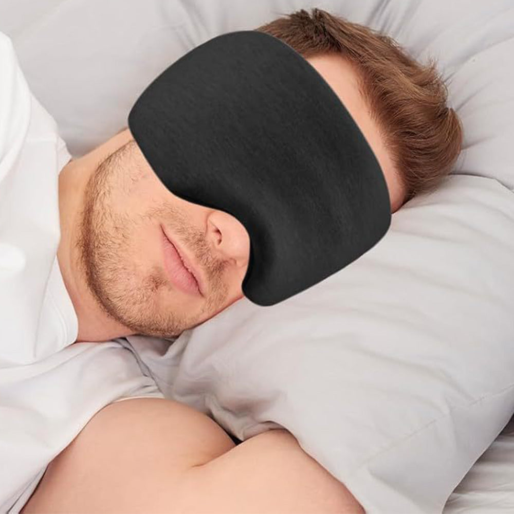 Airplane Travel Pillow with Headrest Fixing Head Strap and Eye Mask