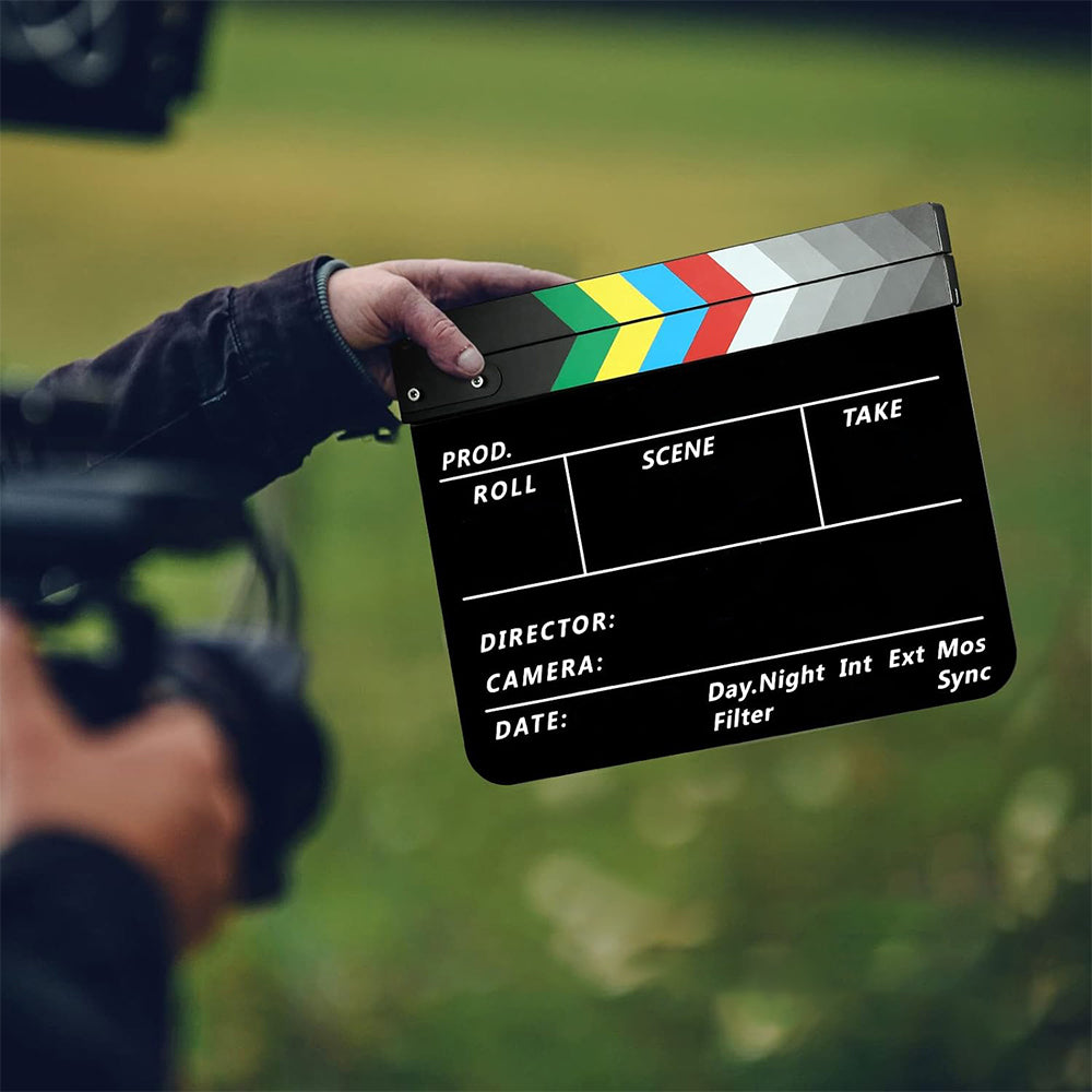 TV Movie Action Scene Clapper Board