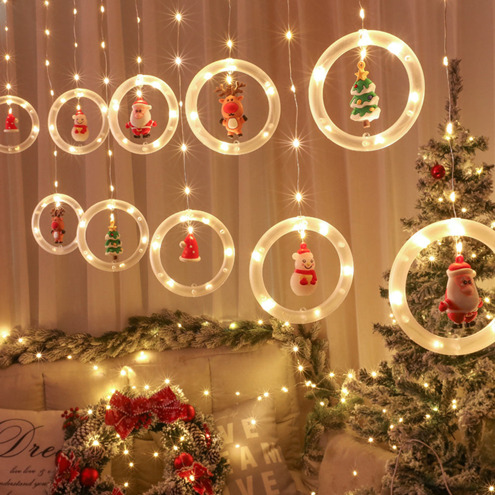 3 Meters USB Powered LED Christmas Decor Round Light Hanging Ornament