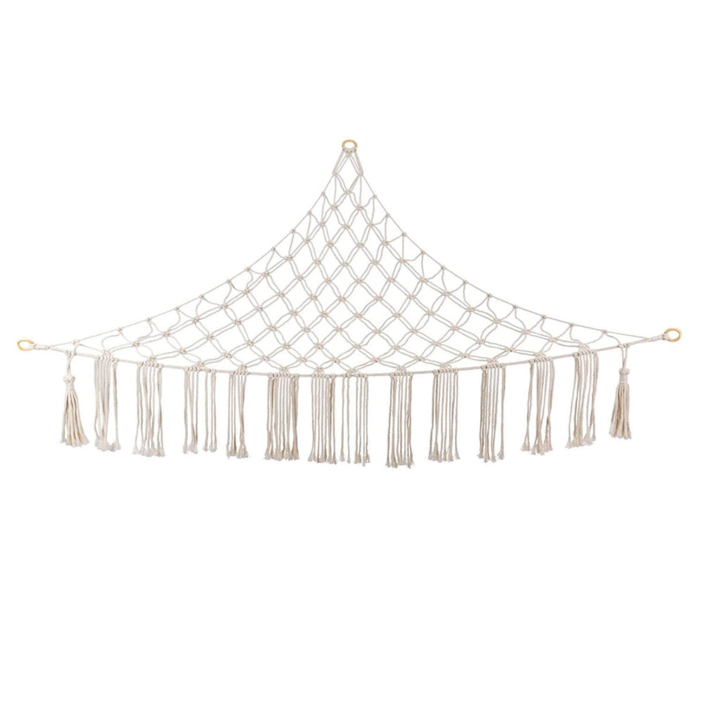 Boho Plush Toy Hammock Net Organizer