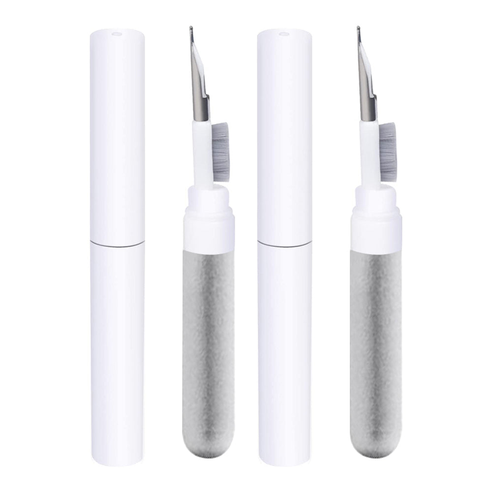 2Pcs 3 in 1 Bluetooth Earbuds Cleaning Pen Multifunction Cleaner Kit with Soft Brush