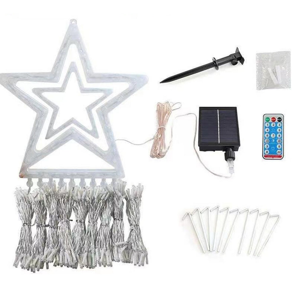 Christmas Decorations Star String Lights Christmas Tree Lights