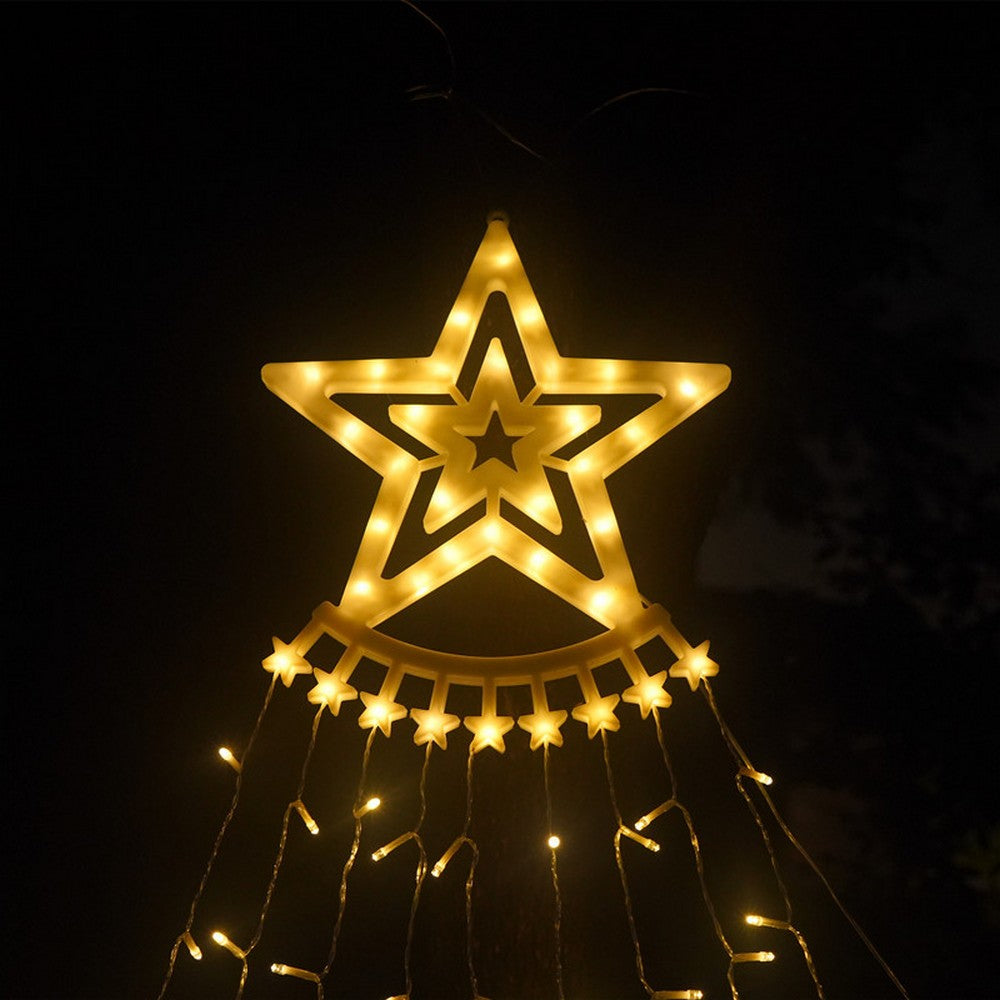 Christmas Decorations Star String Lights Christmas Tree Lights