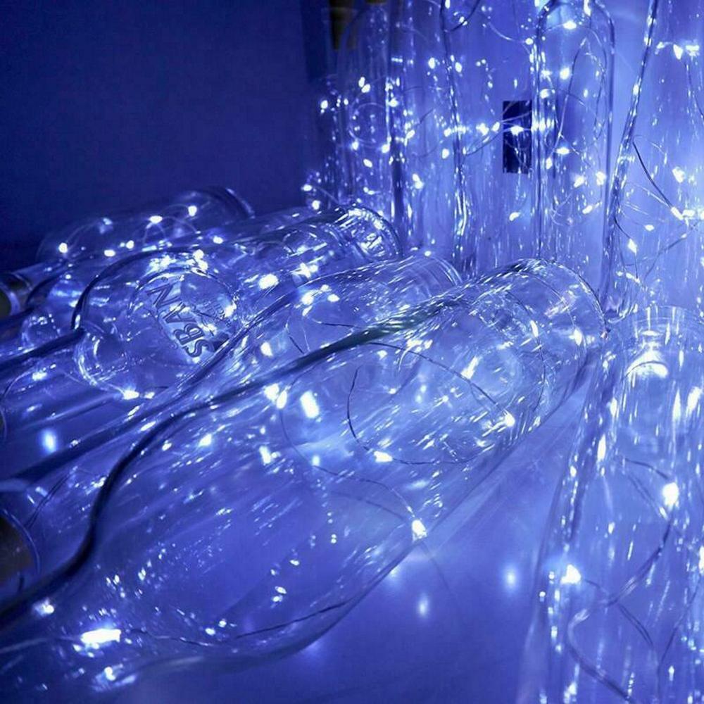 10Pcs 20 LED Wine Cork Stopper Copper Wire String Lights