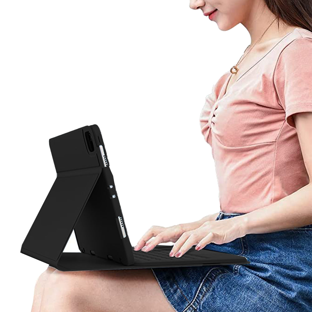 Wireless Bluetooth Keyboard and iPad Protective Case Set for iPad air4/air5