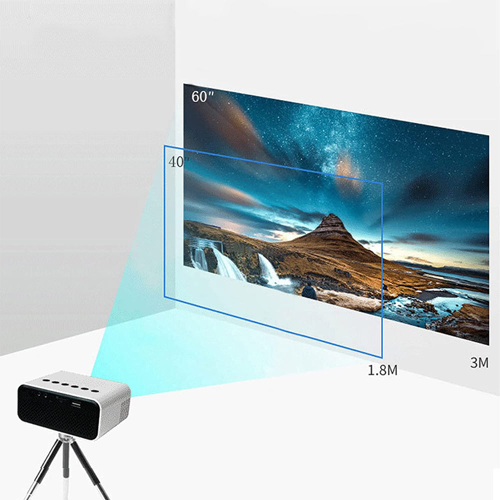 240P Mini Projector Portable Smart Projector Home Cinema Video Projector
