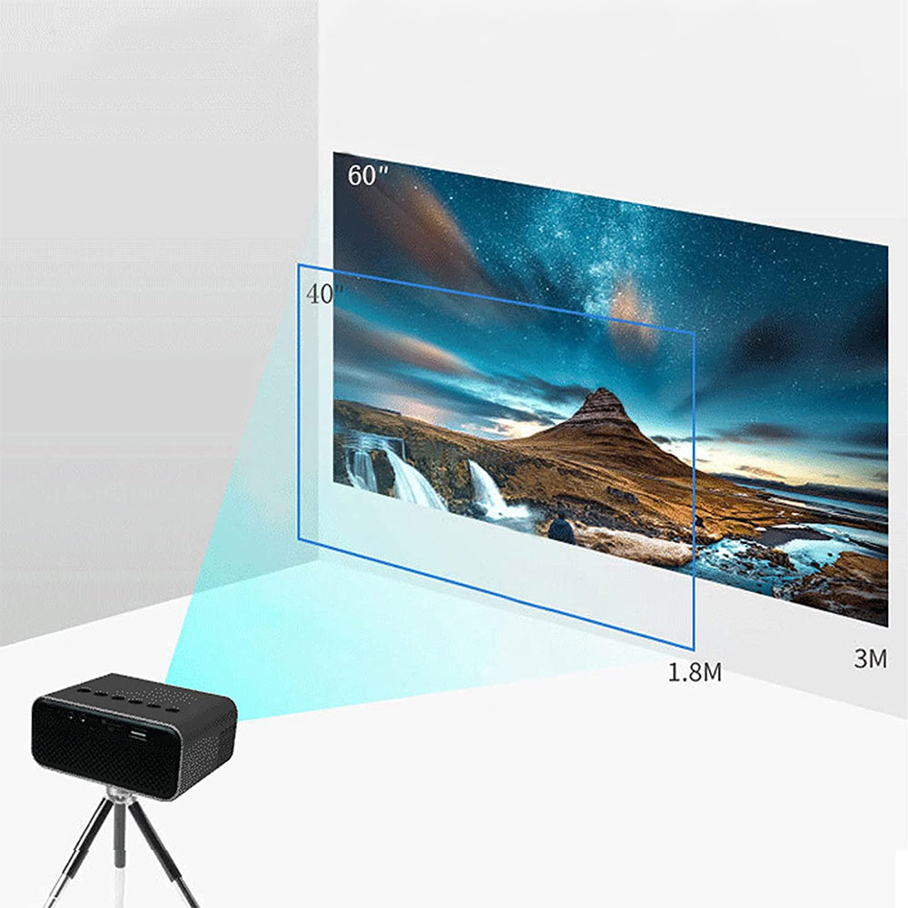 240P Mini Projector Portable Smart Projector Home Cinema Video Projector