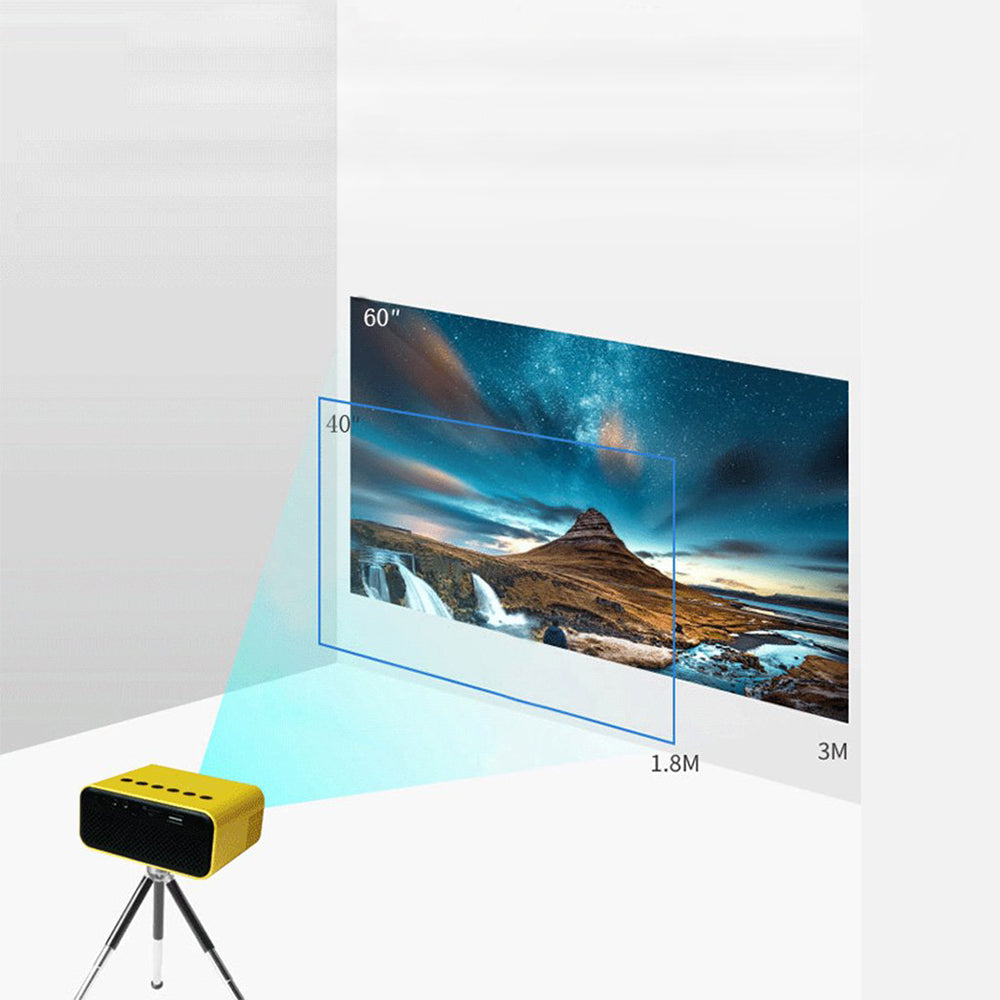 240P Mini Projector Portable Smart Projector Home Cinema Video Projector