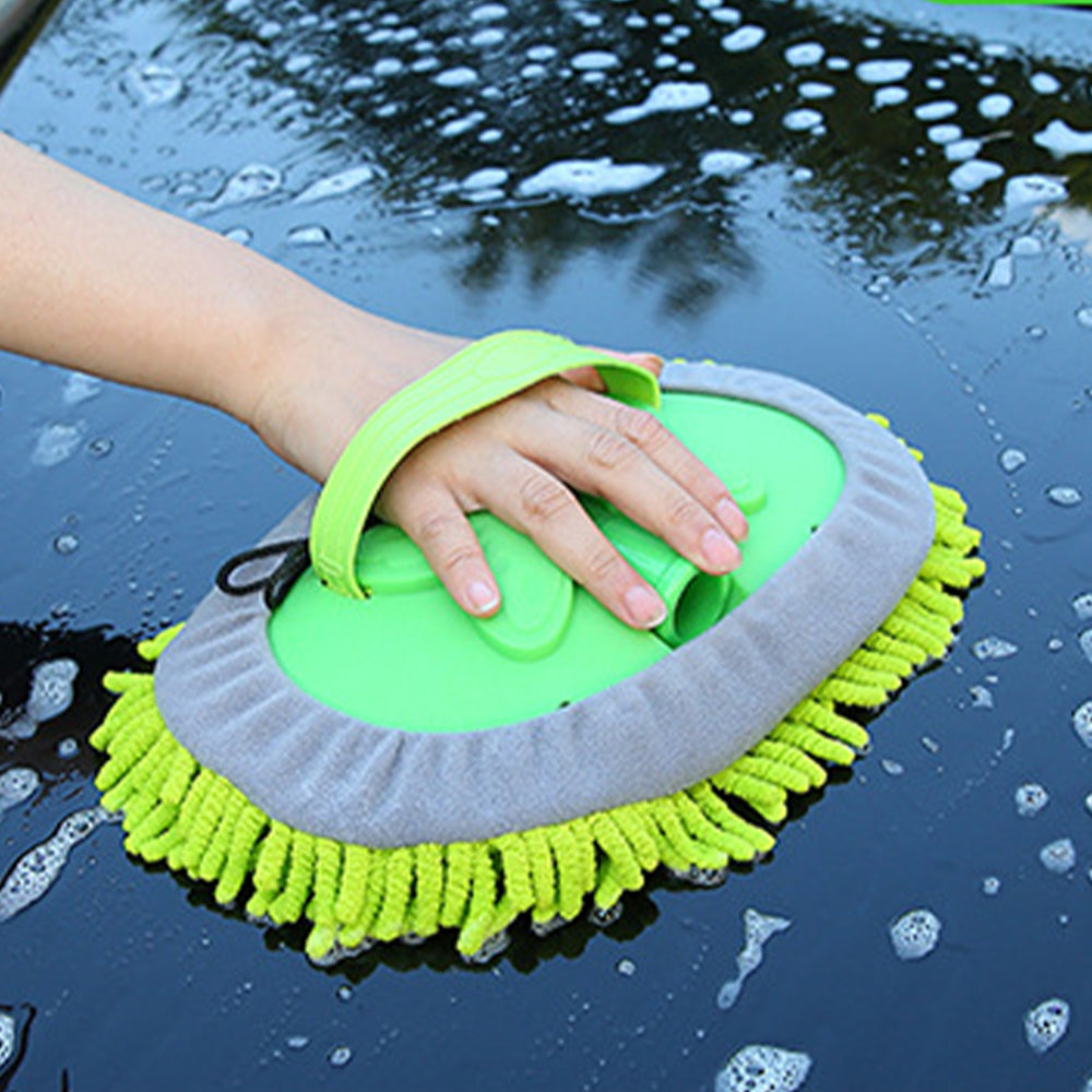 Three-section Telescopic Long Handle Car Cleaning Mop