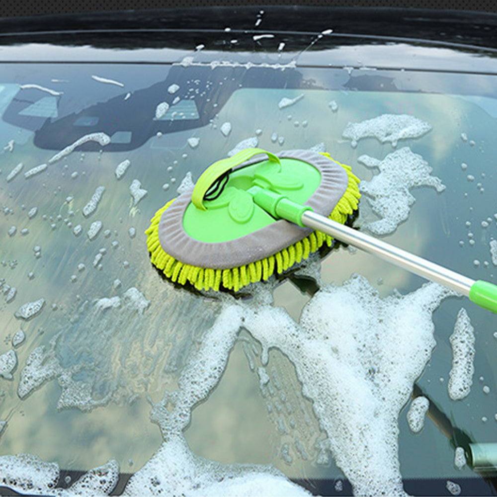 Three-section Telescopic Long Handle Car Cleaning Mop