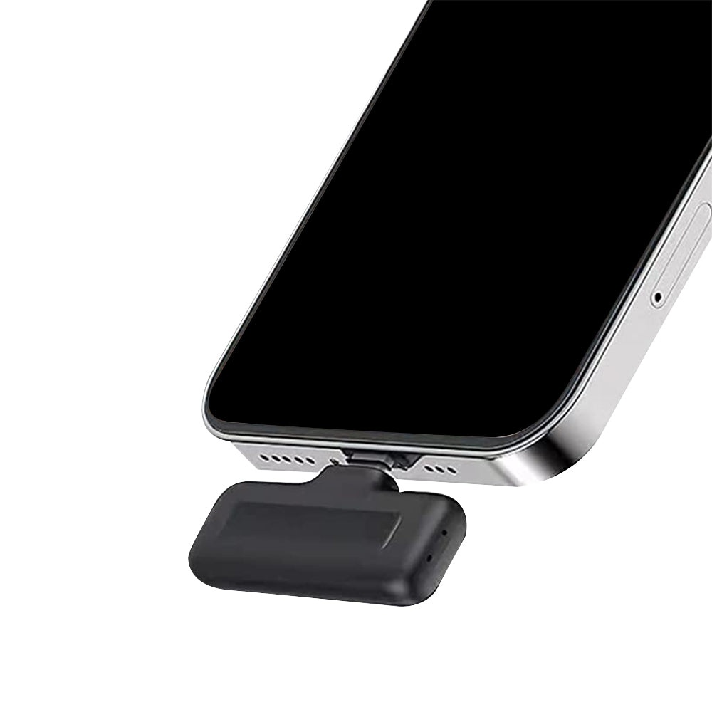 Wireless Lavalier Lapel Microphone with charging case-Lighting