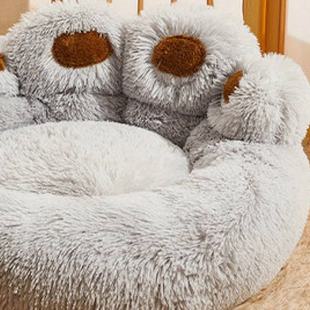 Cute Paw Shape Pet Soft Bed