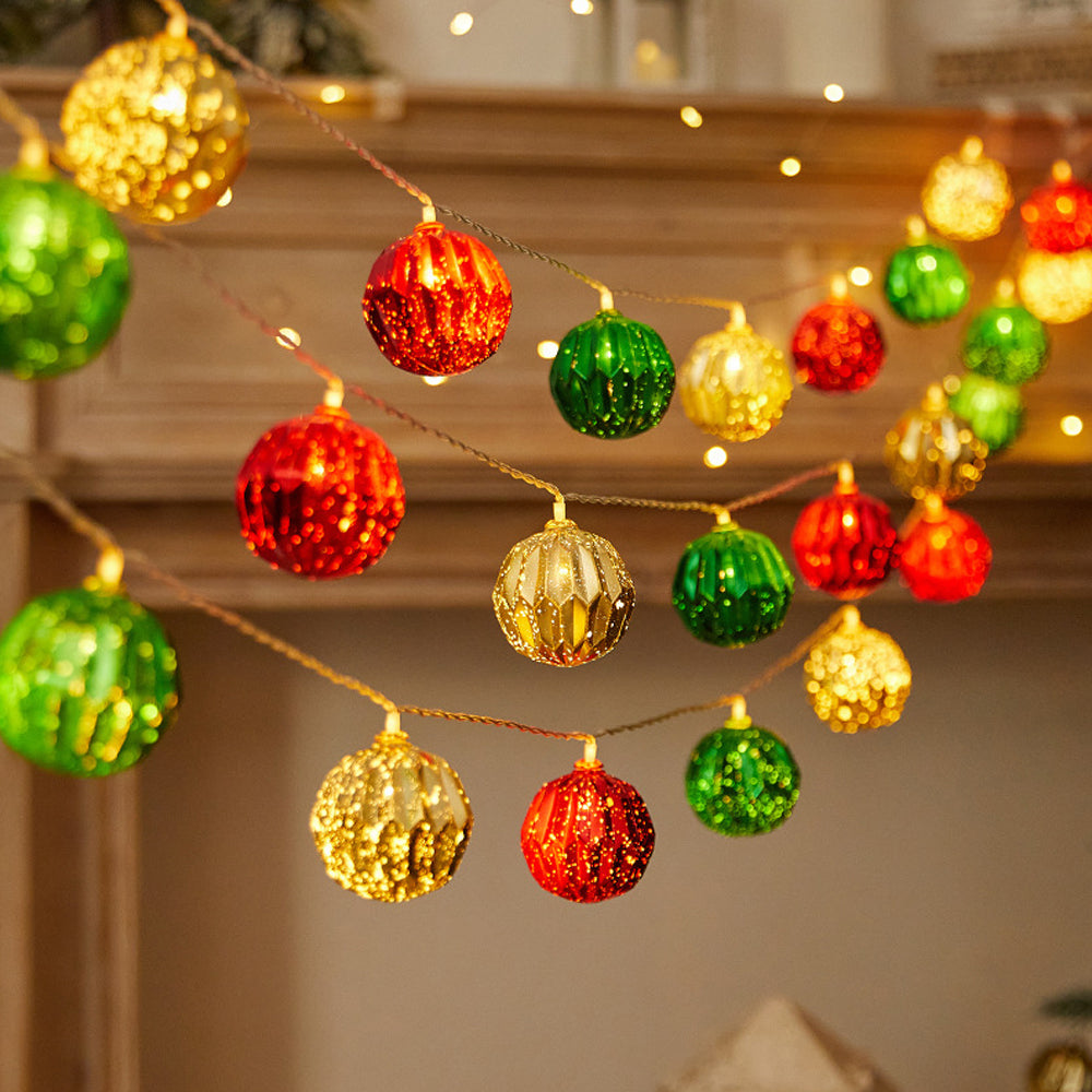 Christmas Ball Fairy String Lights for Christmas Tree Decorations