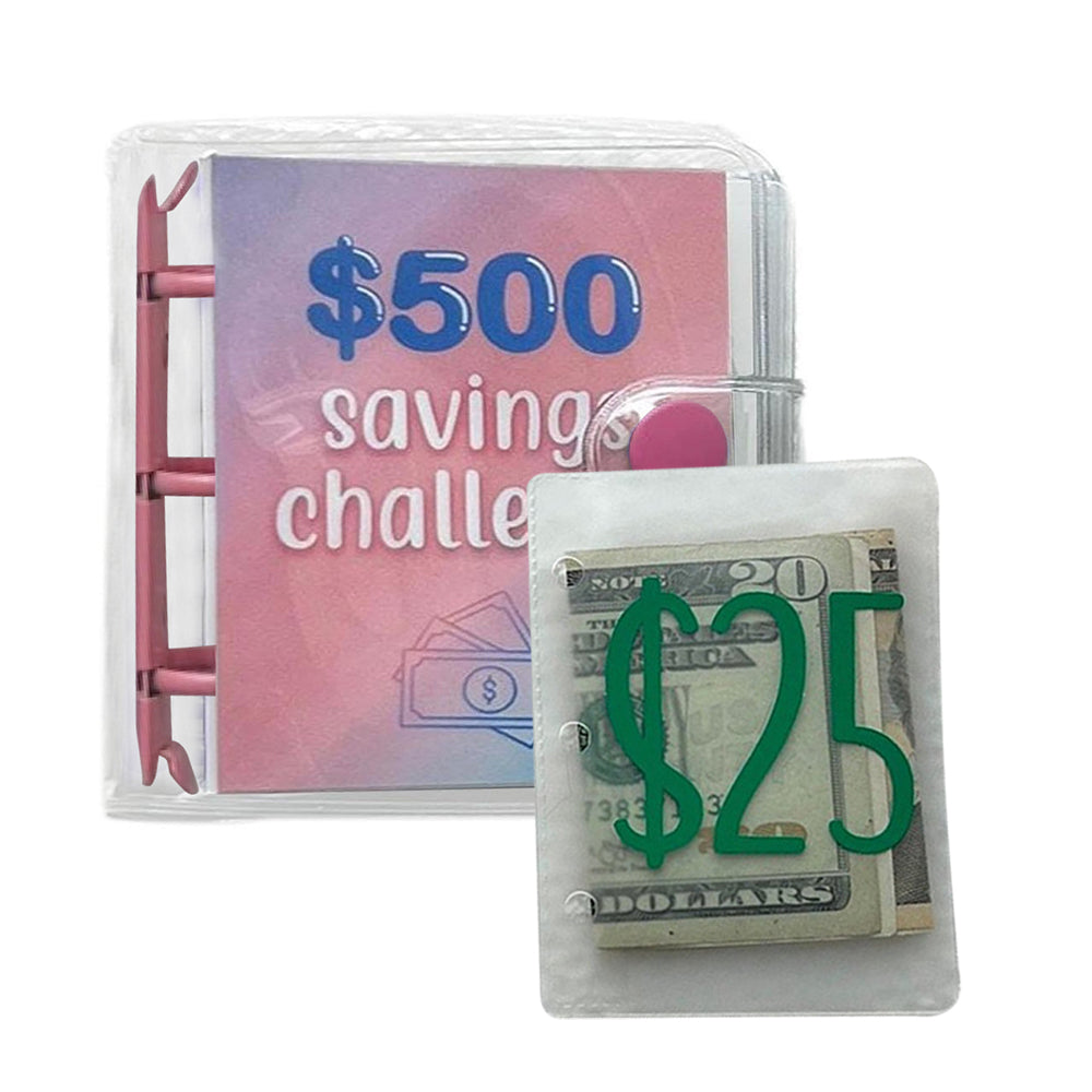 Mini Binder Savings Challenge Budget Binder Envelopes Wallet Planners Book