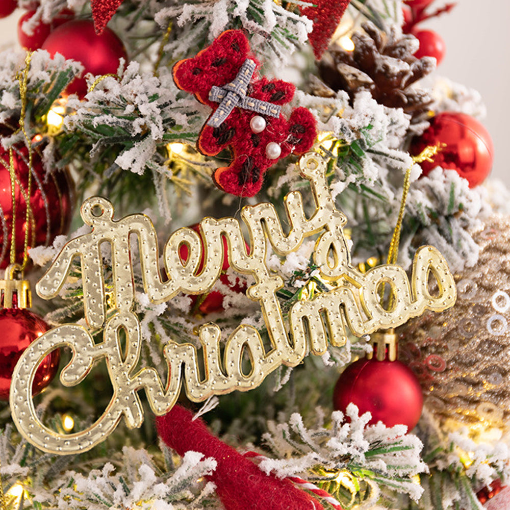 45cm/60cm Tabletop Mini Artificial Christmas Tree Ornaments Xmas Desktop Decor