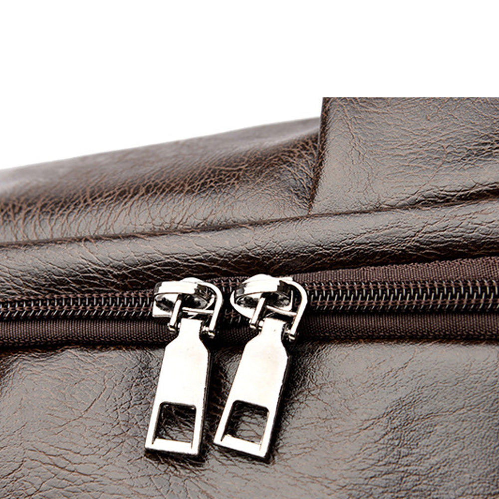 Women PU Leather Anti-theft Travel Backpack