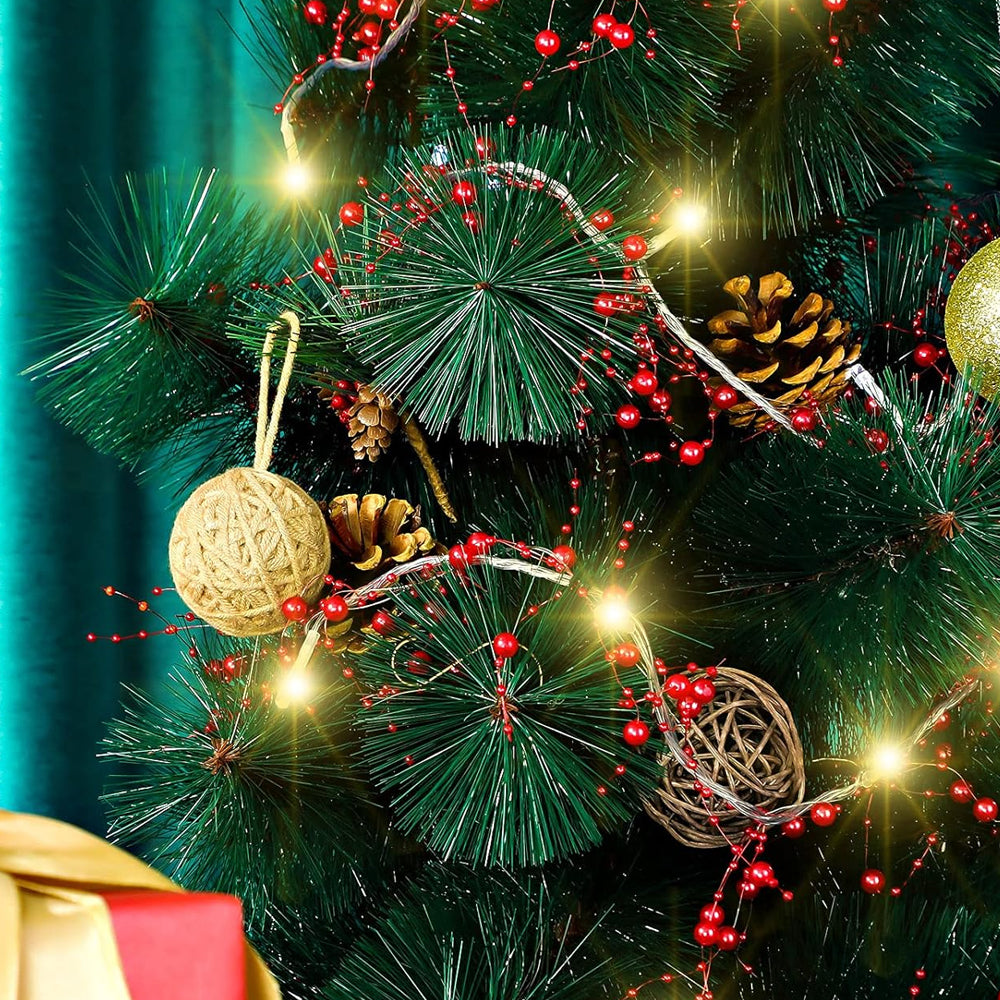 Christmas Decorations Indoor Berry Bead Garland String Lights Garland String Lights