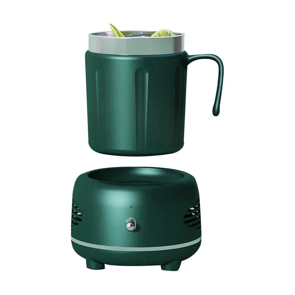 2-In-1 Electric Cup Warmer Mug Cooler Fast Cooling Heating Cup Holder
