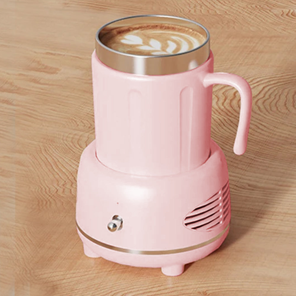 2-In-1 Electric Cup Warmer Mug Cooler Fast Cooling Heating Cup Holder