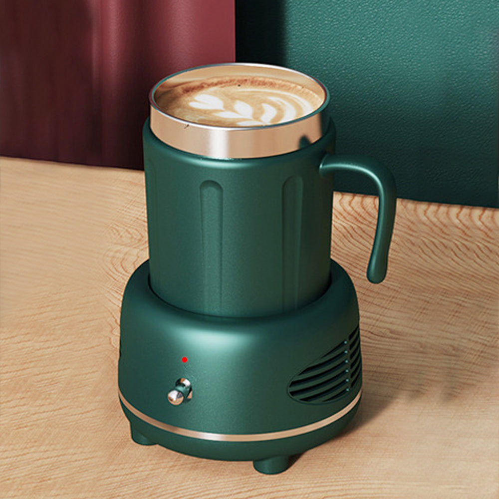 2-In-1 Electric Cup Warmer Mug Cooler Fast Cooling Heating Cup Holder
