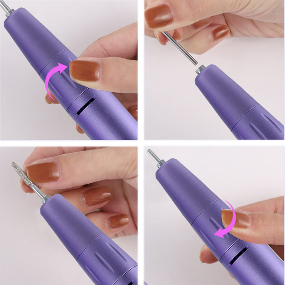 Electric Nail Drill Portable Nail File Kit