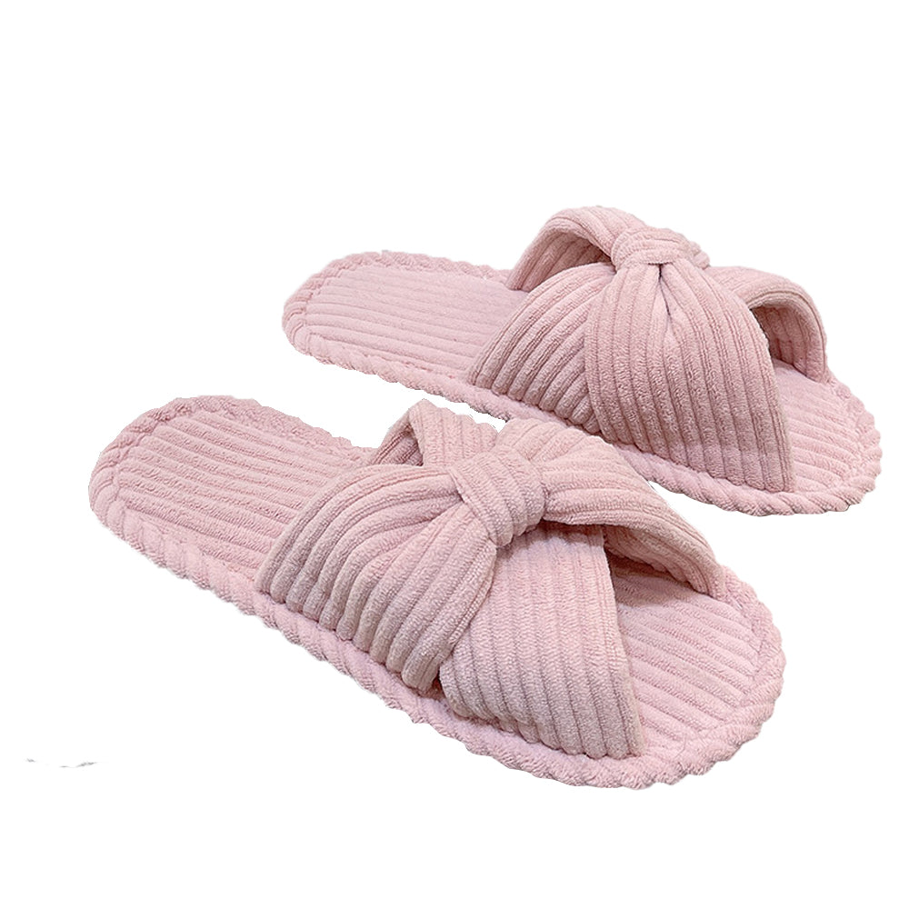 Women's Cross-strap Flat Slippers Breathable Open Toe Slippers