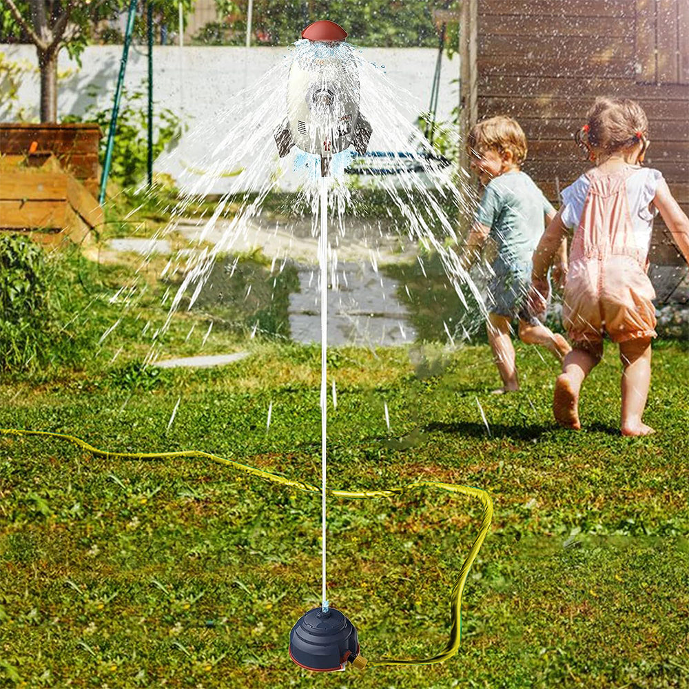 Water Rocket Launcher Water Pressure Lift Sprinkler Toy