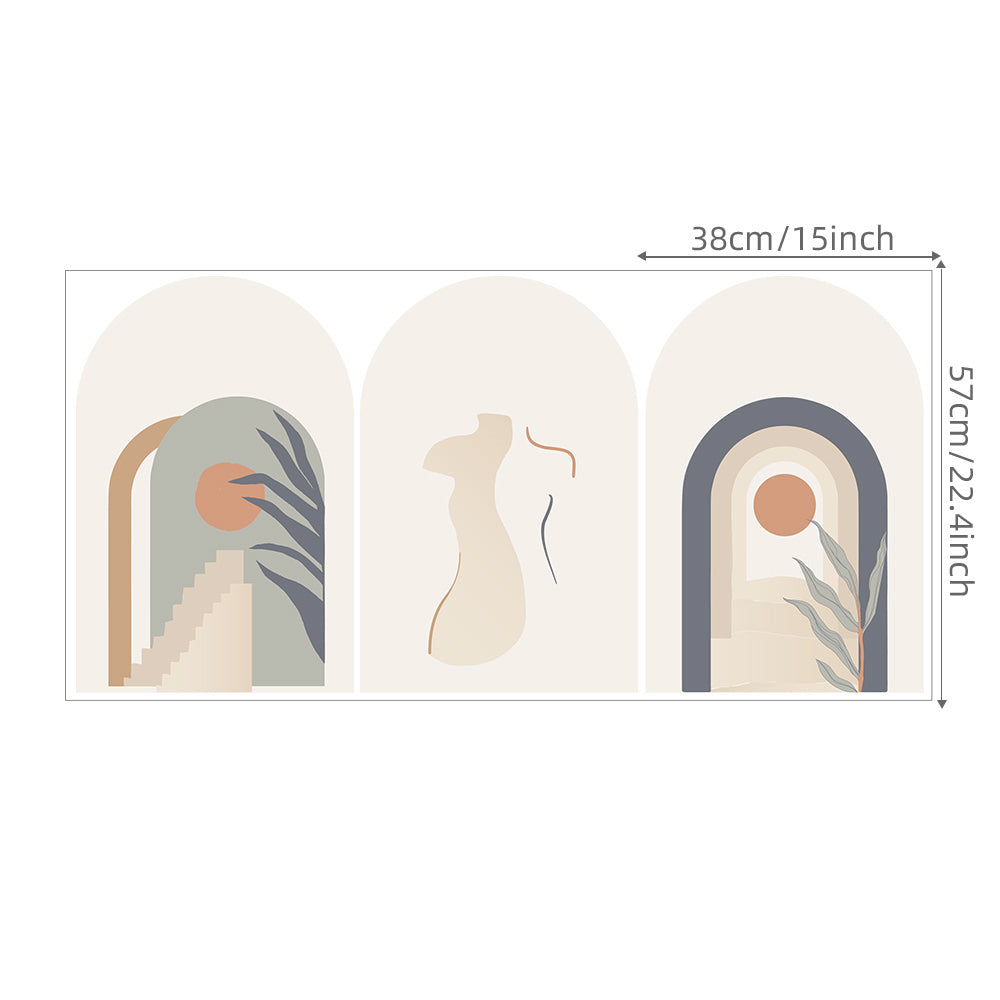 3Pcs Arch Wall Decal Decor Sticker