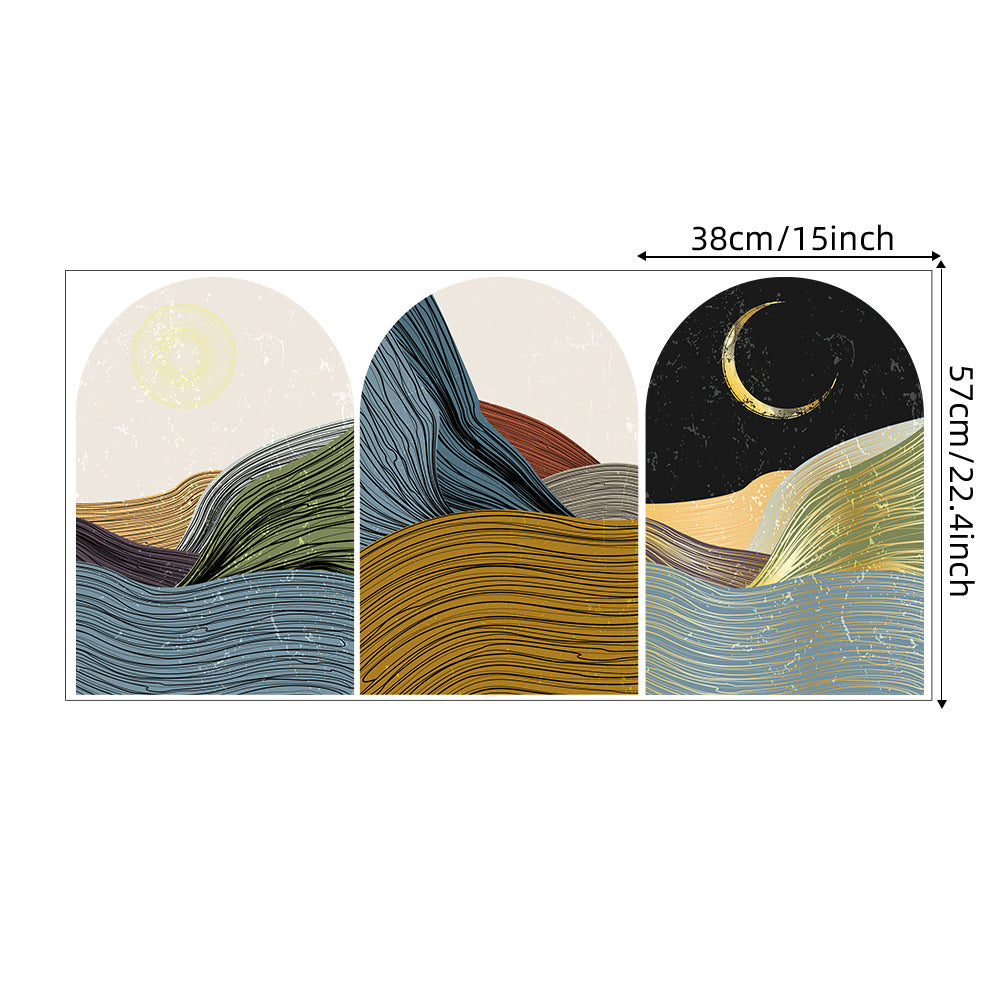 3Pcs Arch Wall Decal Decor Sticker