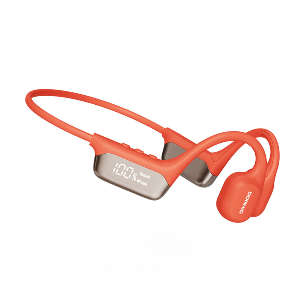Sport Ear Bone Conduction Headphone Bluetooth IPX8 Waterproof Earphones
