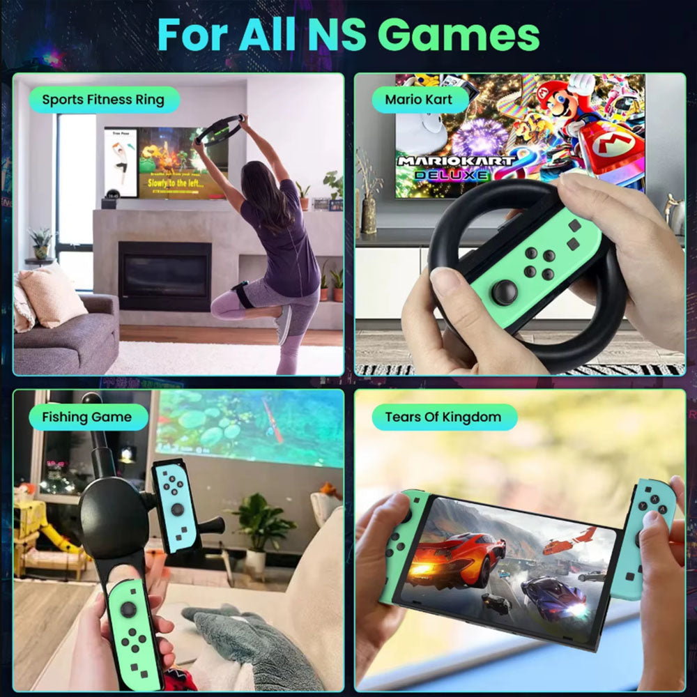Wireless Switch Gamepad Controllers for Nintendo Joy-Con with Wake-up Function Support