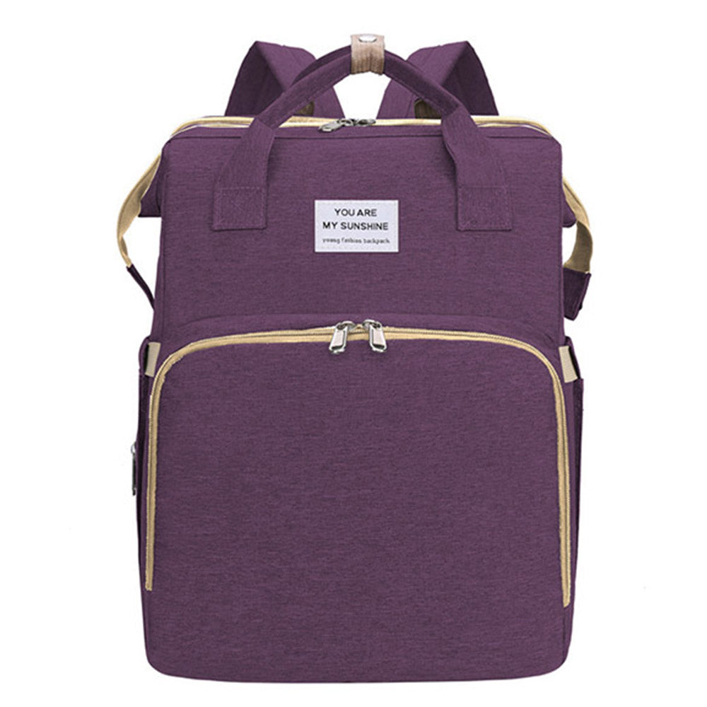 Foldable Mommy Backpack with Bed