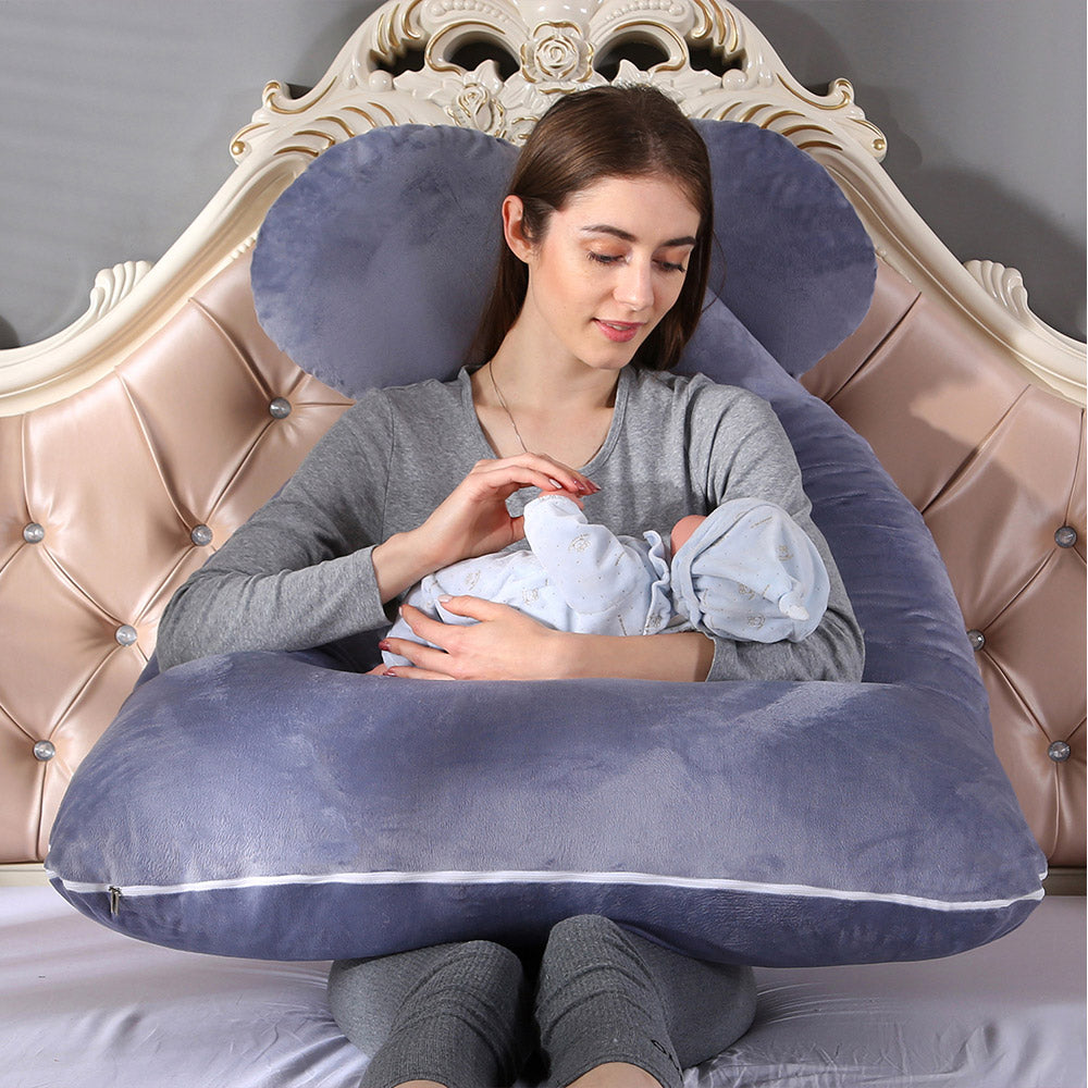 U-Shaped Full Length Body Support and Pregnancy Pillows