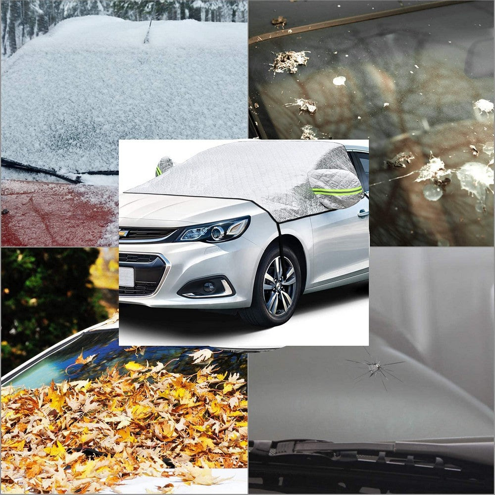 240 x 148CM Car Anti-Frost Windscreen Cover Sun Shade Shield Dust Snow Protector