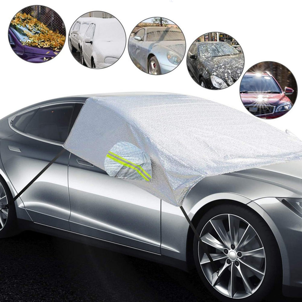240 x 148CM Car Anti-Frost Windscreen Cover Sun Shade Shield Dust Snow Protector