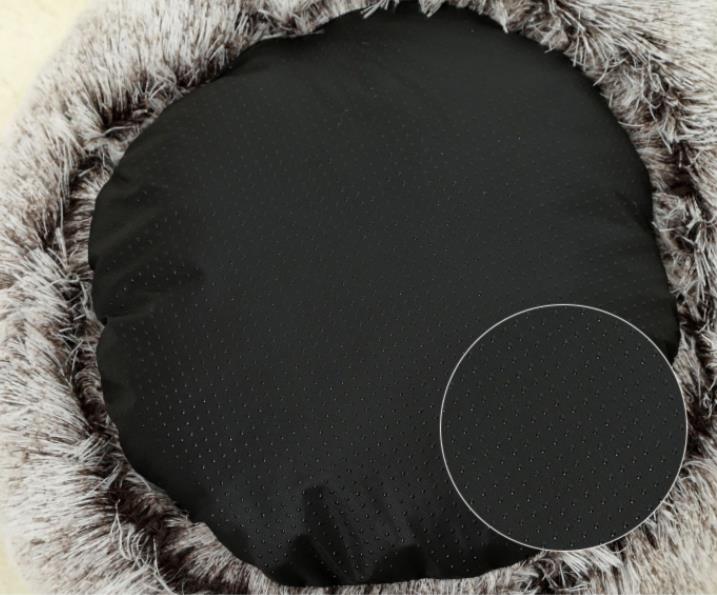 Plush Cushioned Hooded Pet Bed