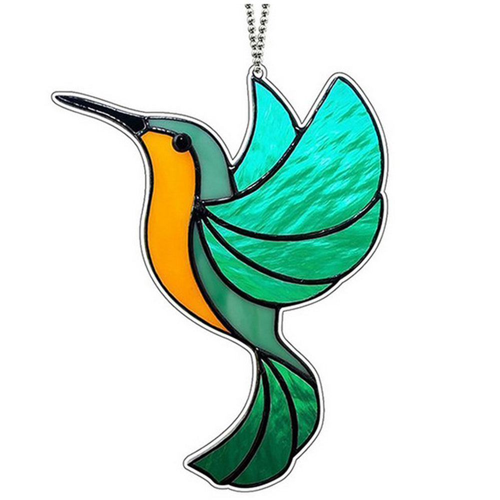 Glass Hummingbird Ornament