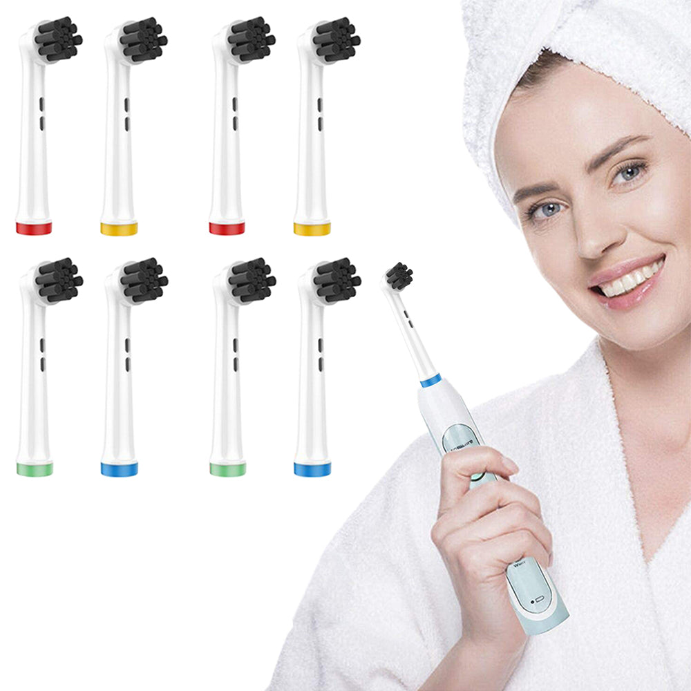 16-Pack Electric Toothbrush Heads Compatible with Oral/Oralby B-Bamboo charcoal clean style