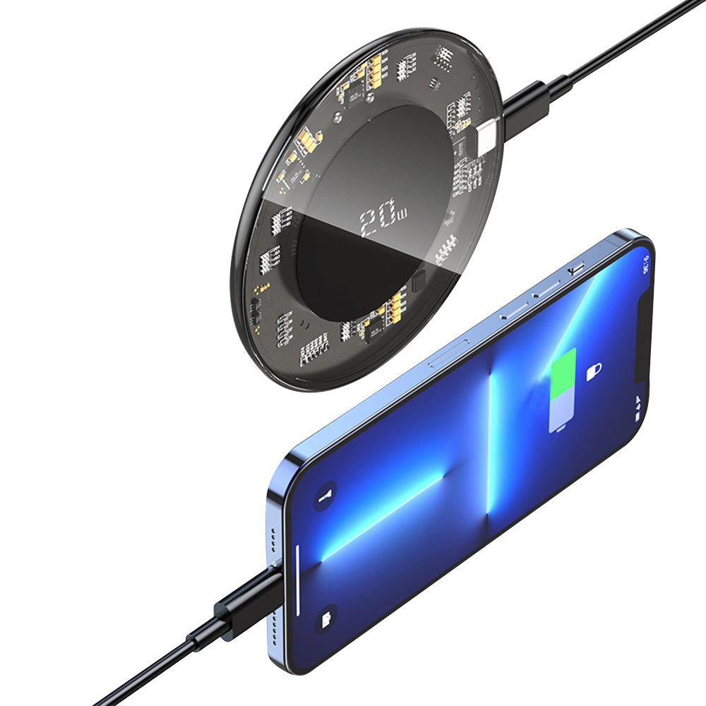 2Pcs Universal 20W Qi Wireless USB Fast Charging Pad Mobile Phone Android Apple AirPod Pro