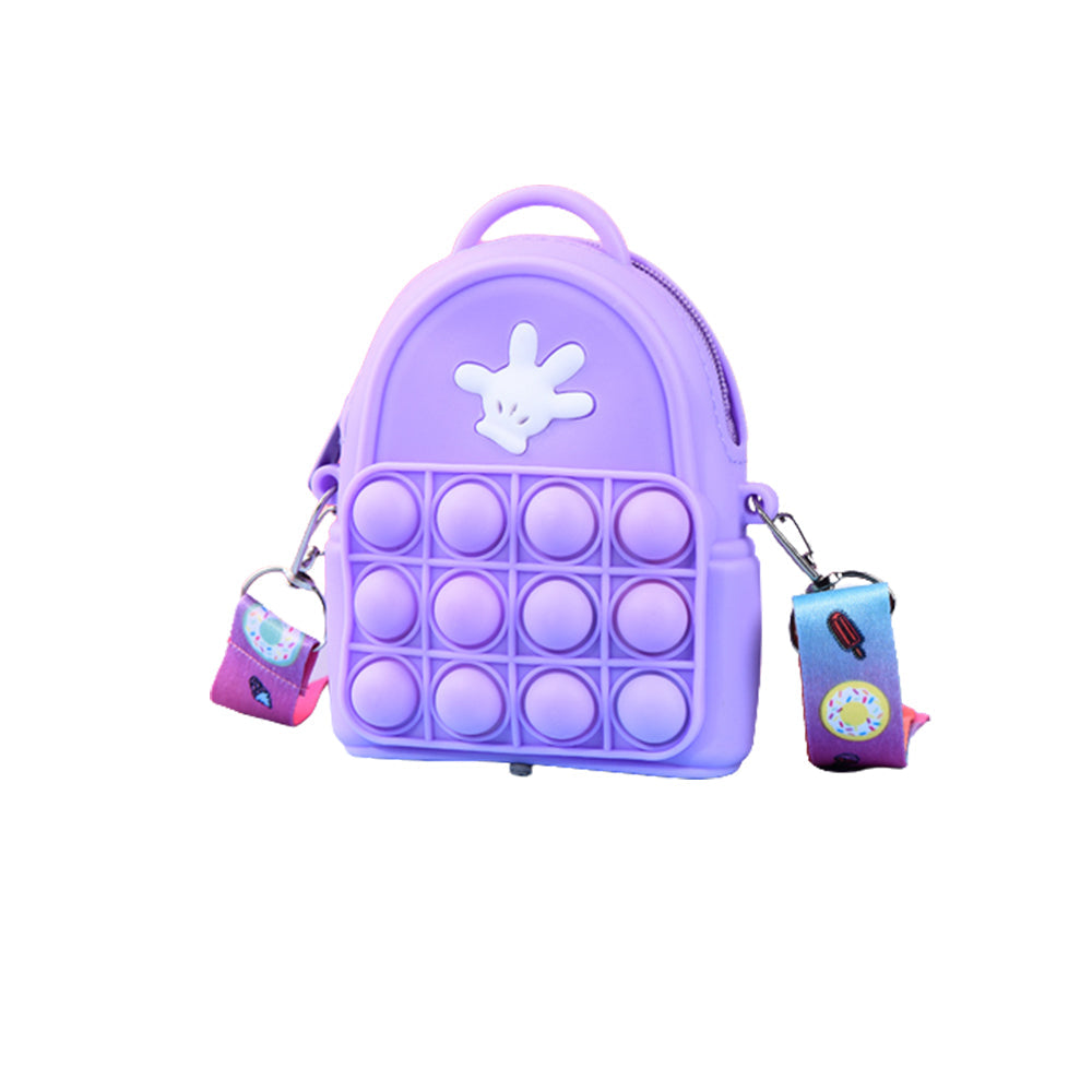 2Pack Girl Mini Silicone Pop Shoulder Bag